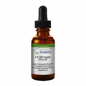Candropharm50 CBD 30 ml | 5% CBD-Tropfen auf Ölbasis THC frei