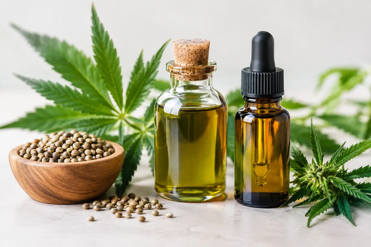 Hanföl und CBD Öl Unterschied einfach erklärt